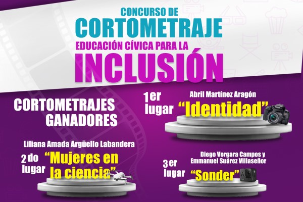 Concurso de cortometraje. Educación Cívica para la Inclusión.